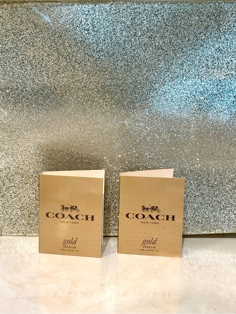 5 for $25 item 🌺 Coach Gold Samples x2
